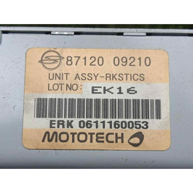Recambio de modulo electronico para ssangyong kyron 2.0 referencia OEM IAM 8712009210  