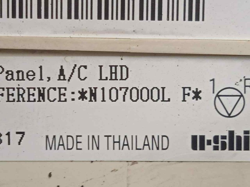 Recambio de mando calefaccion / aire acondicionado para nissan note (e11e) visia referencia OEM IAM N107000L  