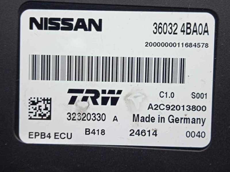 Recambio de modulo electronico para nissan x-trail (t32) 1.6 dci turbodiesel cat referencia OEM IAM 360324BA0A-A2C92013800-32320