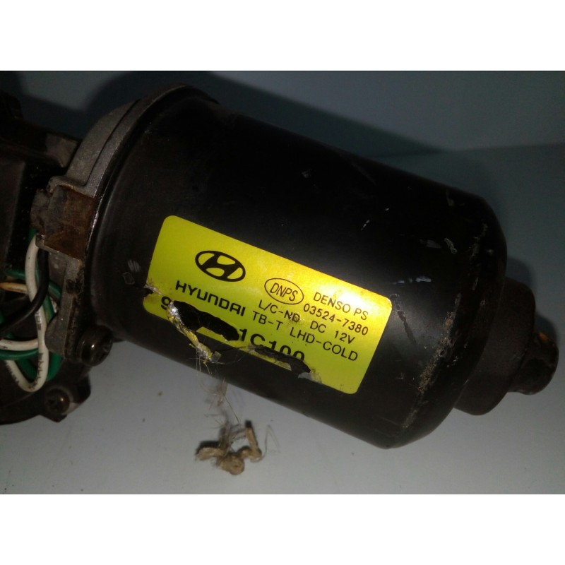 Recambio de motor limpia delantero para hyundai getz (tb) referencia OEM IAM 035247380-981001C100 DENSO 5 PINES