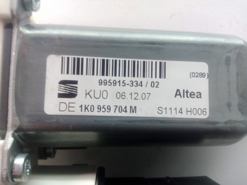 Recambio de motor elevalunas trasero derecho para seat altea xl (5p5) 1.6 referencia OEM IAM 1K0959704M  
