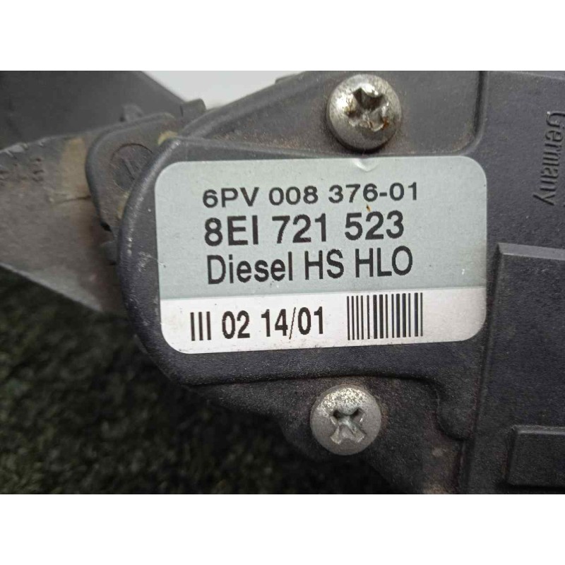 Recambio de potenciometro pedal para audi a4 berlina (8e) 1.9 tdi referencia OEM IAM 8EI721523-6PV00837601  