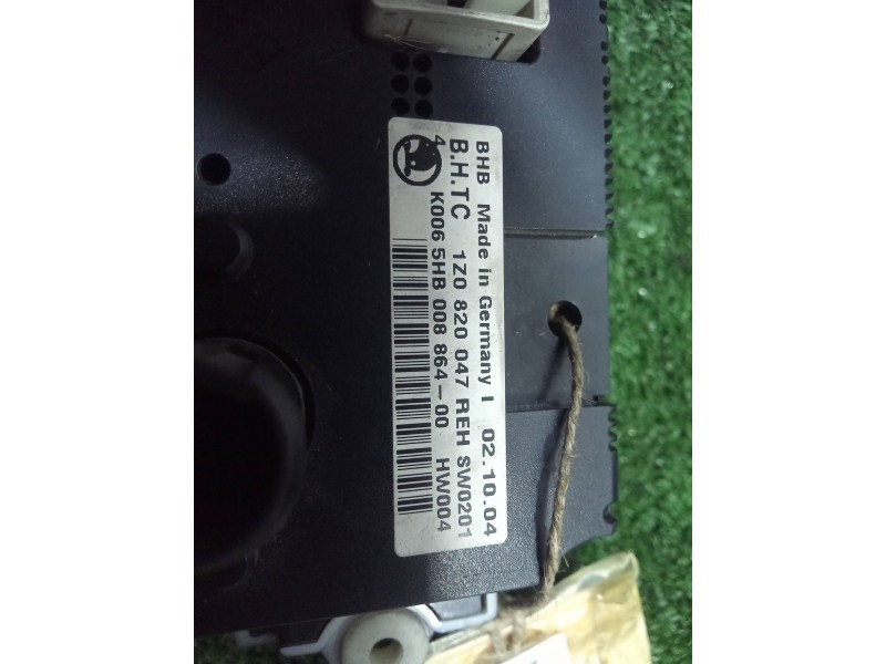 Recambio de mando calefaccion / aire acondicionado para skoda octavia berlina (1z3) 1.9 tdi referencia OEM IAM 1Z0820047-5HB0088
