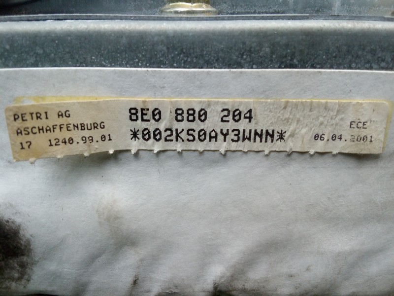 Recambio de airbag delantero derecho para audi a4 berlina (8e) 1.9 tdi referencia OEM IAM 8E0880204  