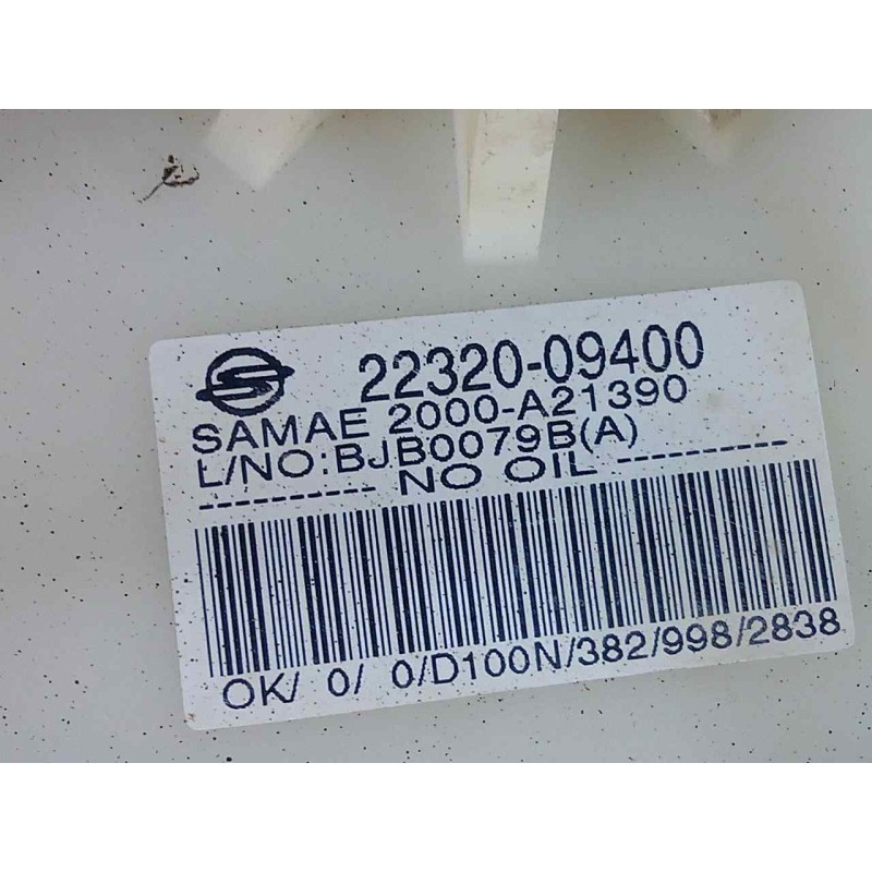 Recambio de aforador para ssangyong kyron 2.0 referencia OEM IAM 2232009400 SIN.BOMBA 2.PINES