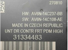 Recambio de modulo electronico para volvo s60 lim. 2.0 diesel cat referencia OEM IAM 31334483-AV6N14C237BB-AV6N14C108AE   2