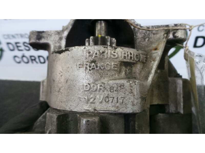 Recambio de motor arranque para peugeot 605 2.1 turbodiesel referencia OEM IAM 0717-D9R84 PARIS RHONE 0717