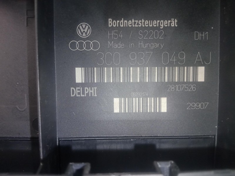 Recambio de caja reles / fusibles para seat altea xl (5p5) 1.6 referencia OEM IAM 3C0937049AJ  