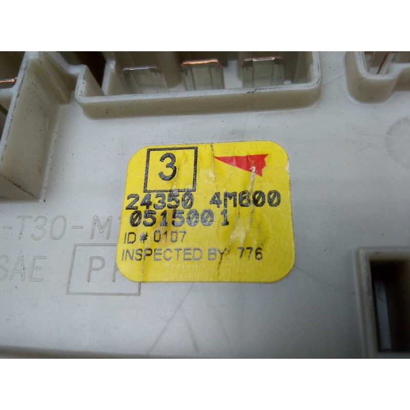 Recambio de caja reles / fusibles para nissan almera (n16/e) 1.5 16v cat referencia OEM IAM 243504M600-0515001  