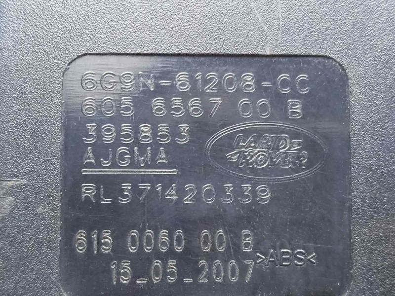 Recambio de enganche cinturon delantero derecho para land rover freelander (lr2) 2.2 td4 cat referencia OEM IAM 6G9N61208CC  