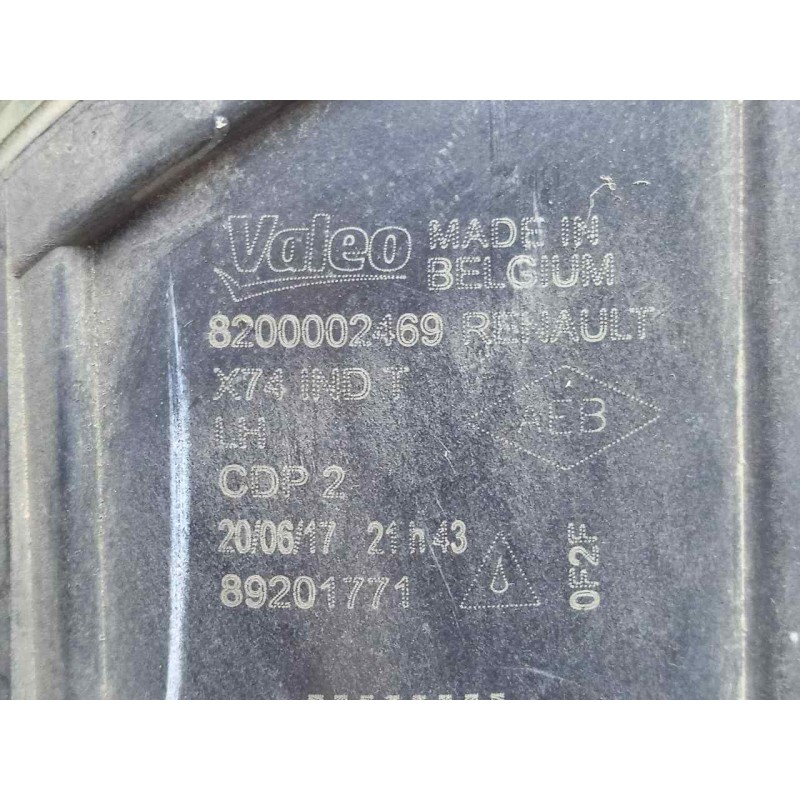 Recambio de faro antiniebla izquierdo para renault master kasten 2.3 dci diesel cat referencia OEM IAM 8200002469-89201771  