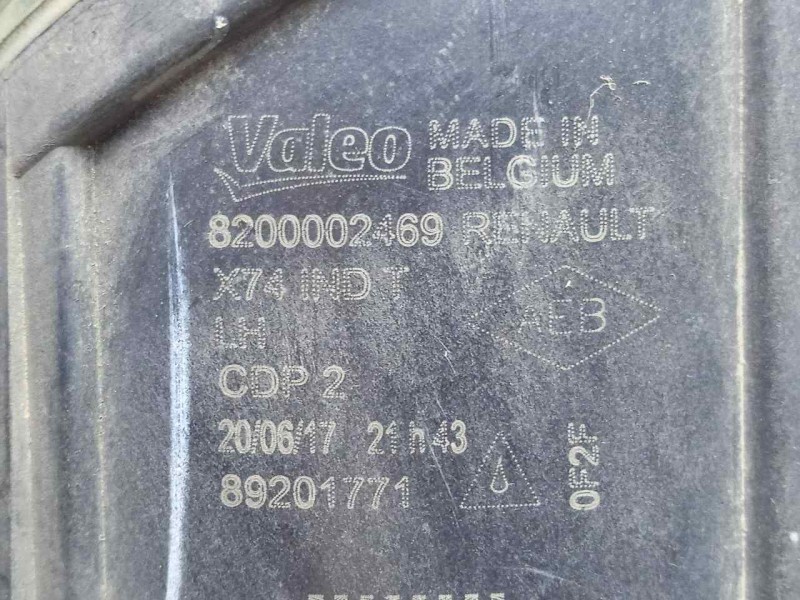 Recambio de faro antiniebla izquierdo para renault master kasten 2.3 dci diesel cat referencia OEM IAM 8200002469-89201771  