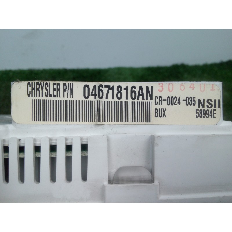 Recambio de cuadro instrumentos para chrysler pt cruiser (pt) 1.6 16v cat referencia OEM IAM 04671816AN-CR0024035  
