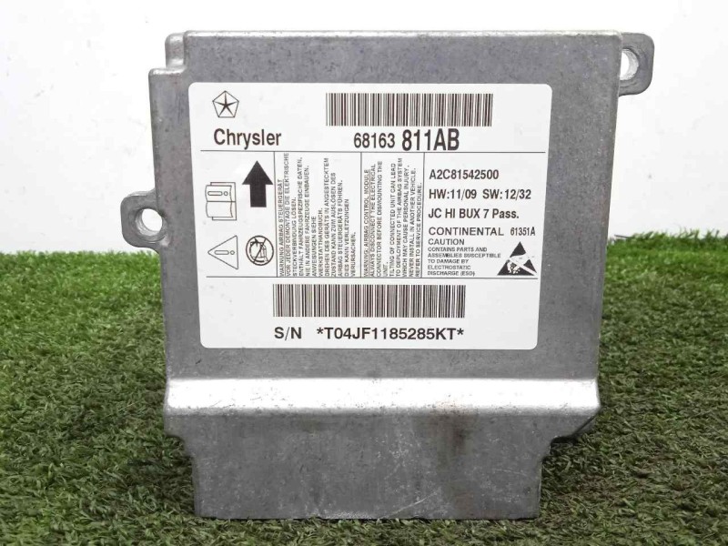 Recambio de centralita airbag para fiat freemont (345) 2.0 16v multijet cat referencia OEM IAM 68163811AB-A2C81542500  