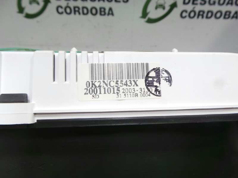 Recambio de cuadro instrumentos para kia shuma ii 1.6 cat referencia OEM IAM 0K2NC5543X-78807120-78817270-20011015-20033130  