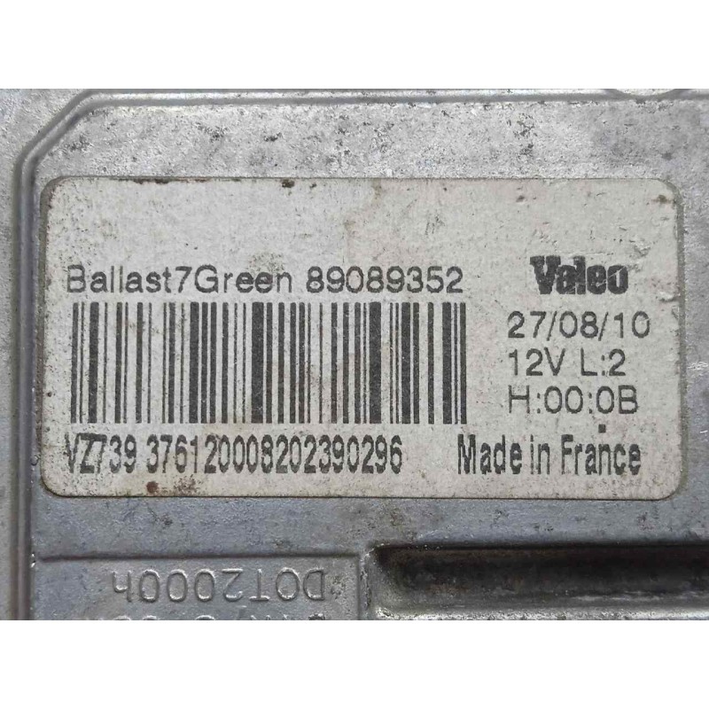 Recambio de centralita faros xenon para volvo s60 lim. 2.0 diesel cat referencia OEM IAM 89089352  