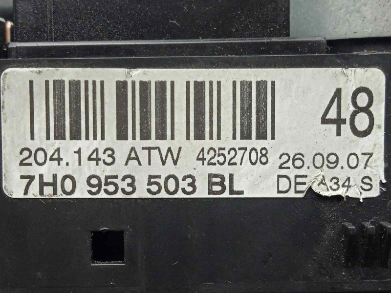 Recambio de mando luces para skoda fabia (5j2 ) 1.2 referencia OEM IAM 7H0953503BL MANDO.DOBLE 