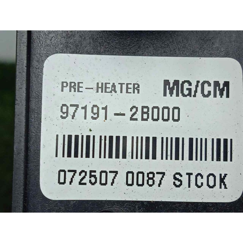 Recambio de calentador calefaccion para hyundai santa fe (bm) 2.2 crdi cat referencia OEM IAM 971912B000  