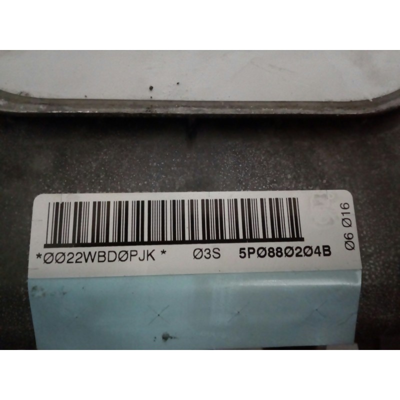 Recambio de airbag delantero derecho para seat toledo (5p2) 2.0 tdi referencia OEM IAM 5P0880204B  