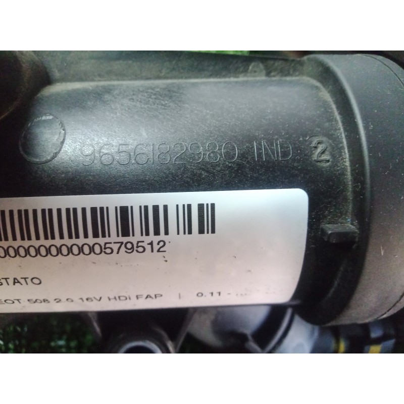 Recambio de termostato para peugeot 508 2.0 16v hdi fap referencia OEM IAM 9656182980  