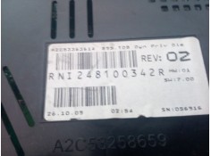 Recambio de cuadro instrumentos para renault megane iii berlina 5 p 1.5 dci diesel fap referencia OEM IAM RNI248100342R-24810034 2