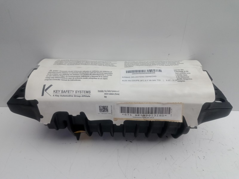Recambio de airbag delantero derecho para audi a5 coupe (8t) 2.7 v6 24v tdi referencia OEM IAM 8T0880204D  