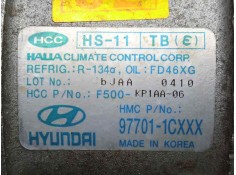 Recambio de compresor aire acondicionado para hyundai getz (tb) 1.1 12v cat referencia OEM IAM 977011CXXX 4.CANALES  2