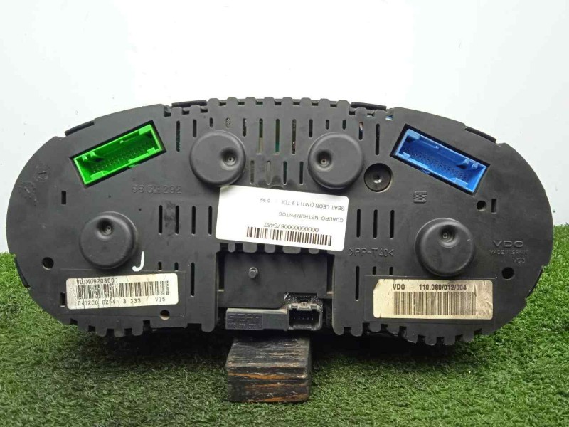 Recambio de cuadro instrumentos para seat leon (1m1) 1.9 tdi referencia OEM IAM 110080012004-1M0920800C  