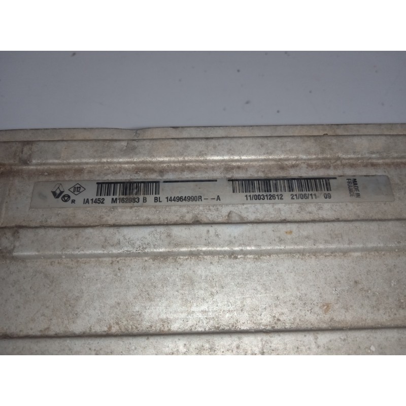 Recambio de intercooler para renault scenic iii grand dynamique referencia OEM IAM 144964990R-M162983B  