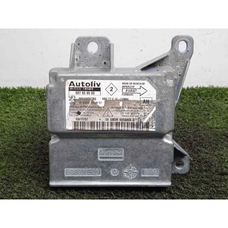 Recambio de centralita airbag para peugeot 308 1.6 16v hdi referencia OEM IAM 9664909780-607059500  