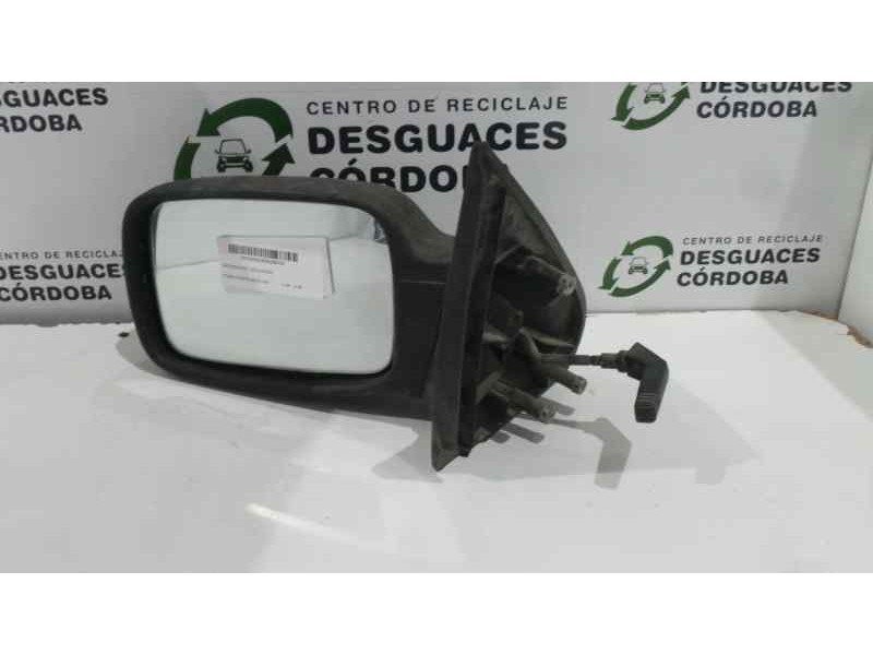 Recambio de retrovisor izquierdo para ford fiesta berlina referencia OEM IAM  COURIER. - MANUAL NEGRO PLASTICO