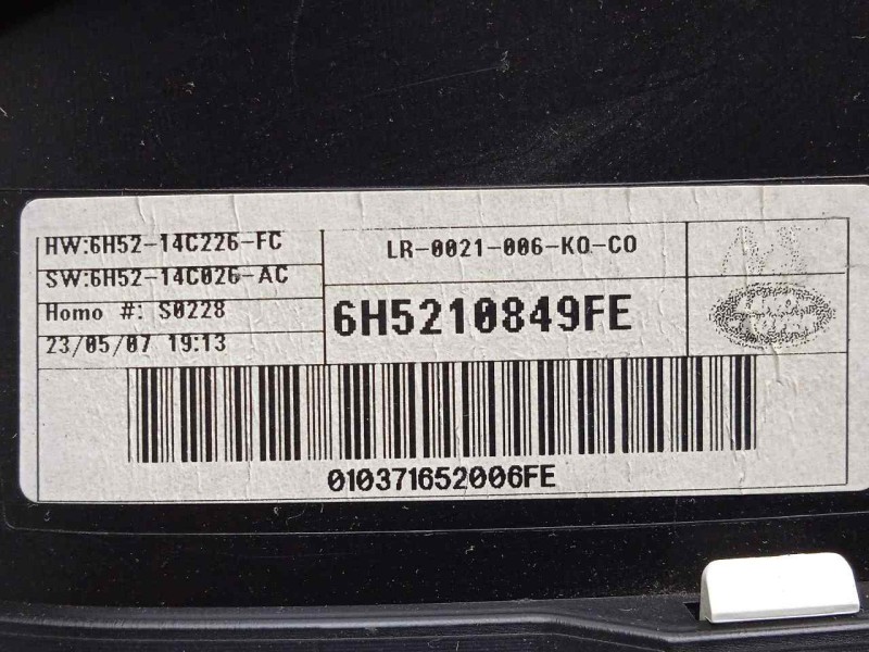 Recambio de cuadro instrumentos para land rover freelander (lr2) 2.2 td4 cat referencia OEM IAM 6H5210849FE  