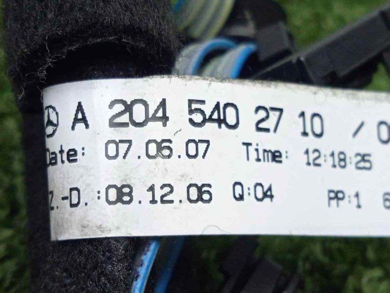 Recambio de instalacion electrica para mercedes-benz clase c (w204) berlina 2.2 cdi cat referencia OEM IAM A2045402710  