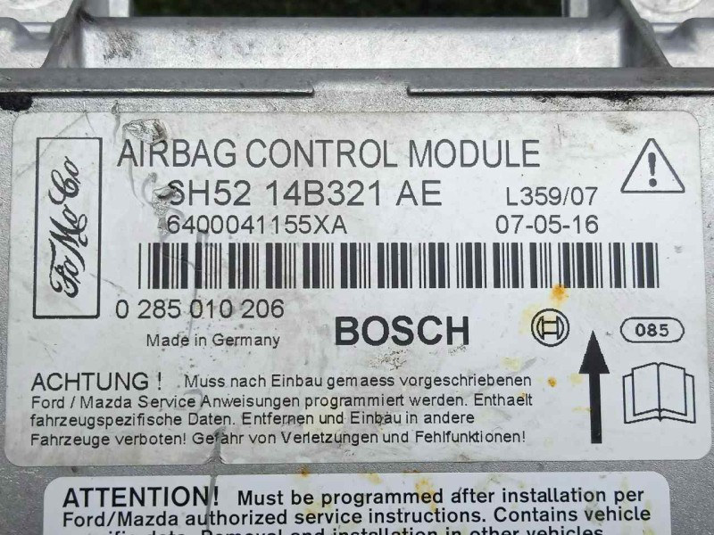 Recambio de centralita airbag para land rover freelander (lr2) 2.2 td4 cat referencia OEM IAM 0285010206-6H5214B321AE  