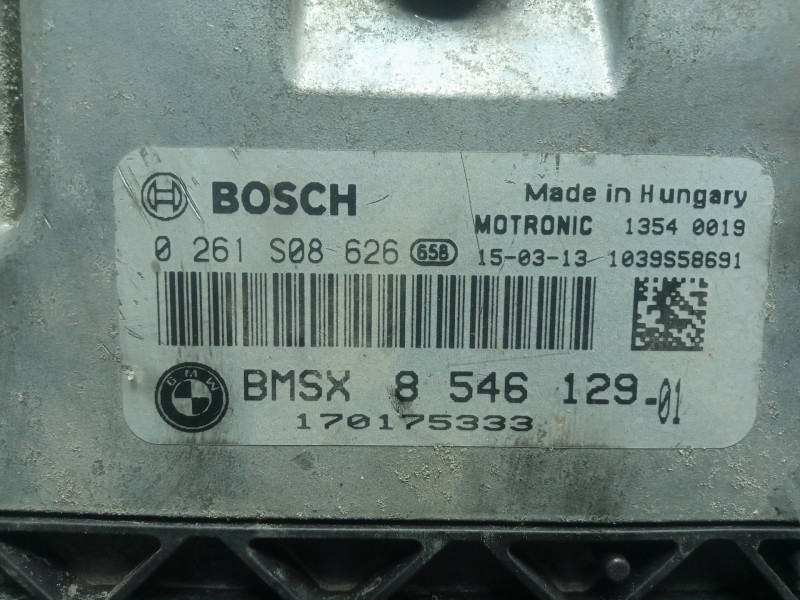 Recambio de centralita motor uce para bmw r 1200 rt referencia OEM IAM 0261S08626-8546129 BOSCH 