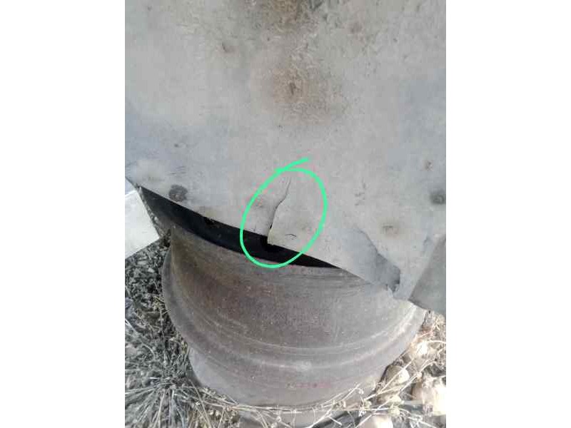 Recambio de paso rueda delantero izquierdo para seat altea (5p1) 1.9 tdi referencia OEM IAM  TARA FISURADO