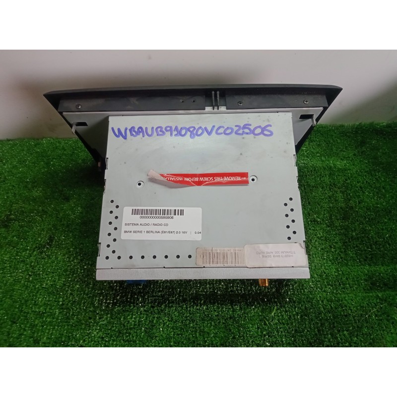 Recambio de sistema audio / radio cd para bmw serie 1 berlina (e81/e87) 2.0 16v referencia OEM IAM NOTIENEREFERENCIA  