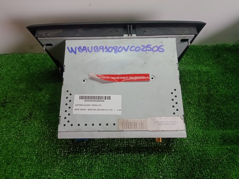 Recambio de sistema audio / radio cd para bmw serie 1 berlina (e81/e87) 2.0 16v referencia OEM IAM NOTIENEREFERENCIA  