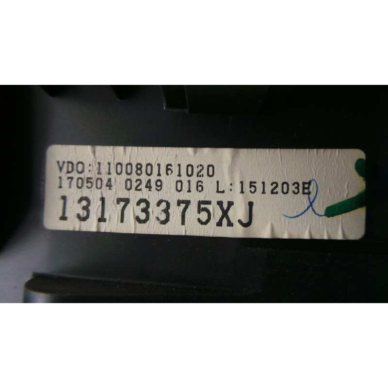 Recambio de cuadro instrumentos para opel meriva 1.7 16v cdti referencia OEM IAM 110080161020-13173375XJ  