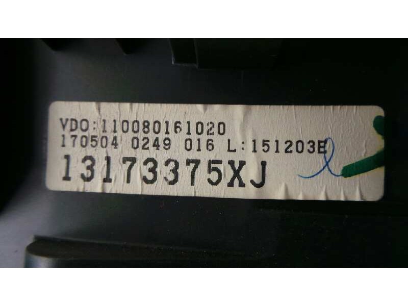Recambio de cuadro instrumentos para opel meriva 1.7 16v cdti referencia OEM IAM 110080161020-13173375XJ  