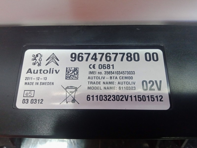 Recambio de modulo electronico para peugeot 508 2.0 16v hdi fap referencia OEM IAM 967476778000-9674767780  