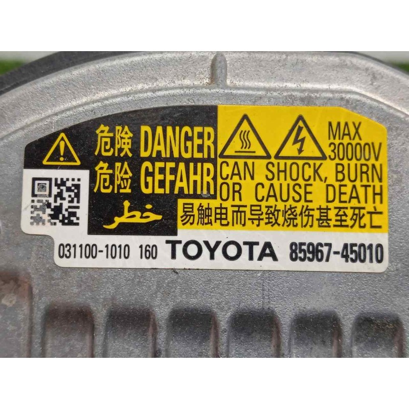 Recambio de centralita faros xenon para toyota rav 4 2.2 d-4d cat referencia OEM IAM 8596745010-0311001010  