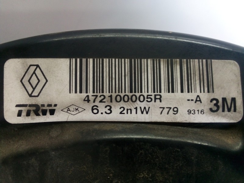 Recambio de servofreno para renault megane iii berlina 5 p 1.5 dci diesel fap referencia OEM IAM 472100005R  