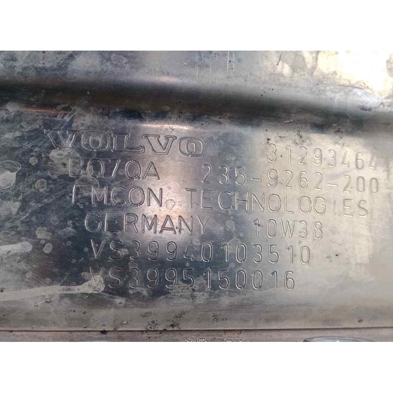 Recambio de filtro de particulas para volvo s60 lim. 2.0 diesel cat referencia OEM IAM 31293464  