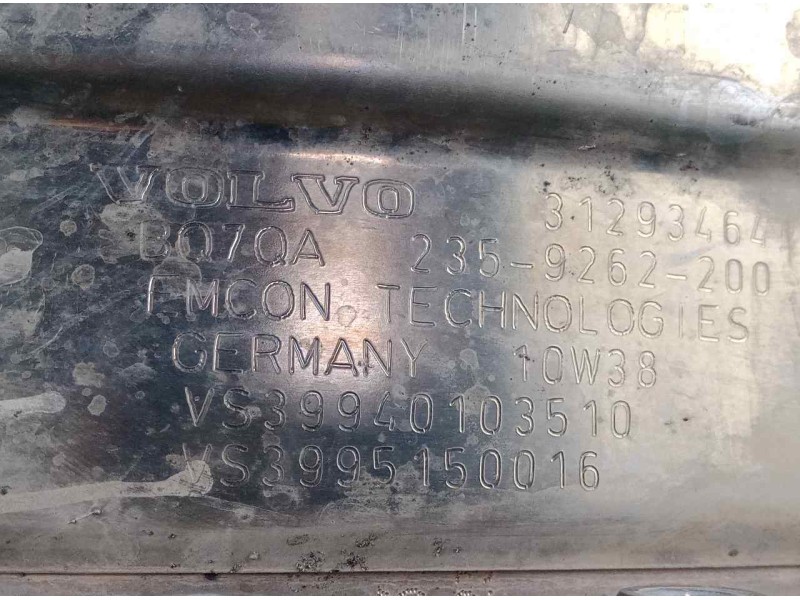 Recambio de filtro de particulas para volvo s60 lim. 2.0 diesel cat referencia OEM IAM 31293464  