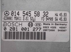 Recambio de centralita motor uce para mercedes-benz clase c (w202) berlina 2.5 diesel cat referencia OEM IAM 0281001277-01454558 2