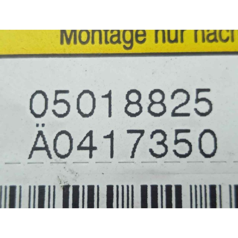 Recambio de centralita airbag para saab 9-5 berlina 2.3 cat referencia OEM IAM 5018825-05018825-A0417350  