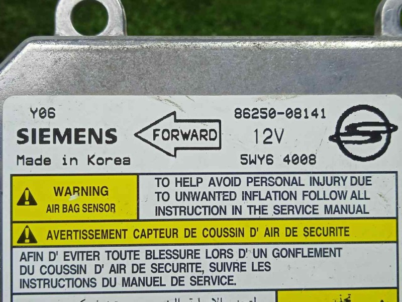 Recambio de centralita airbag para ssangyong rexton 2.7 turbodiesel cat referencia OEM IAM 8625008141-5WY64008 SIEMENS 