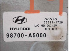 Recambio de motor limpia trasero para hyundai i30 (gd) 1.4 crdi cat referencia OEM IAM 98700A5000   2