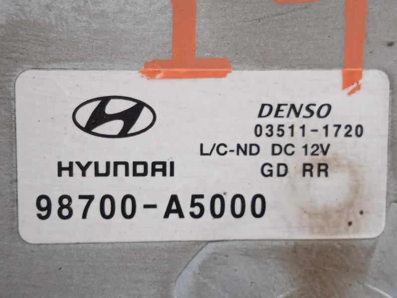 Recambio de motor limpia trasero para hyundai i30 (gd) 1.4 crdi cat referencia OEM IAM 98700A5000  